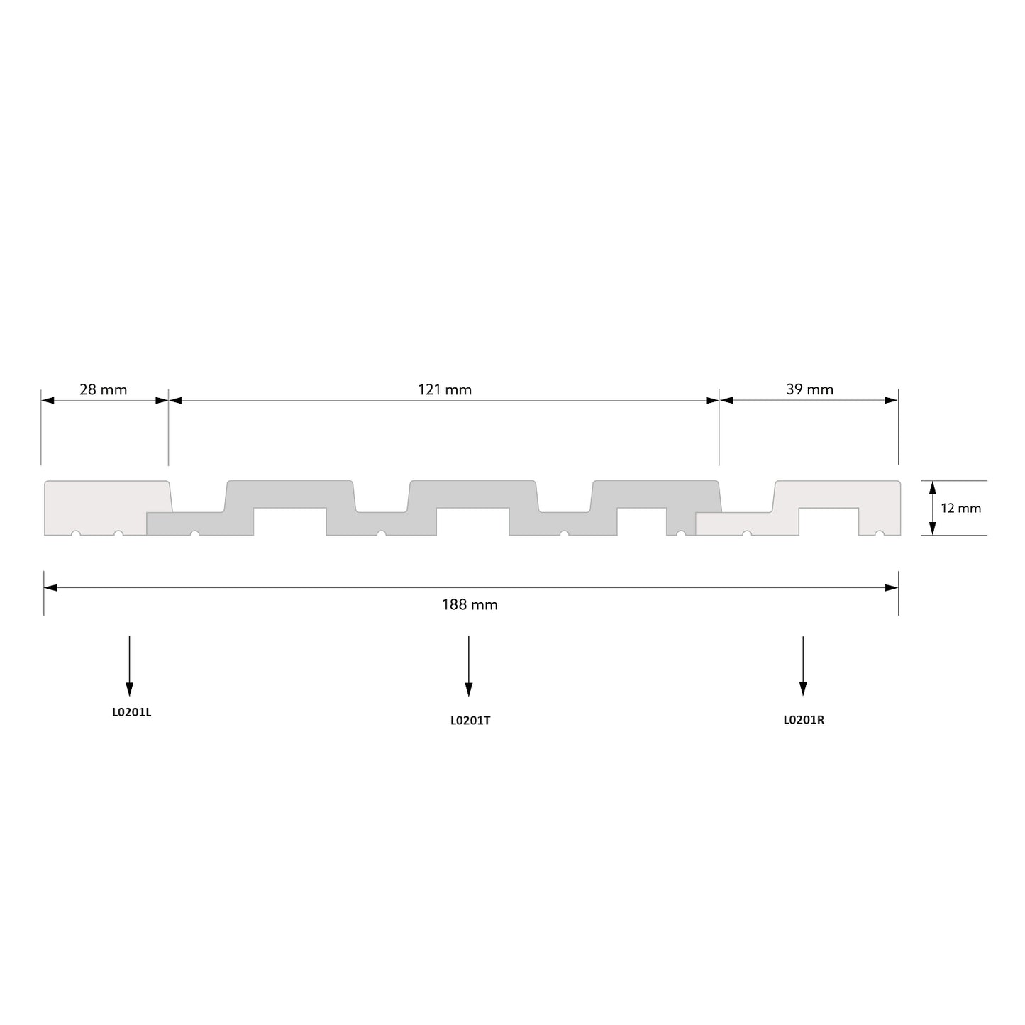 3D Väggpanel L0201T