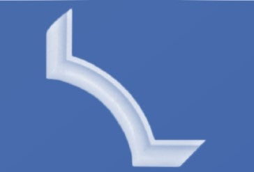 Hörnlist frigolit HN7