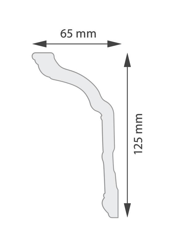 Taklist frigolit DP43